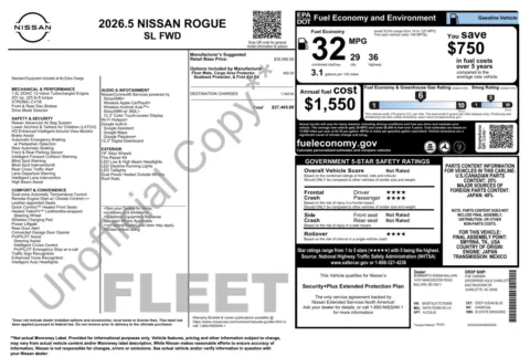 More photos of 2026 Nissan Rogue SL at Auto Boutique Florida, FL