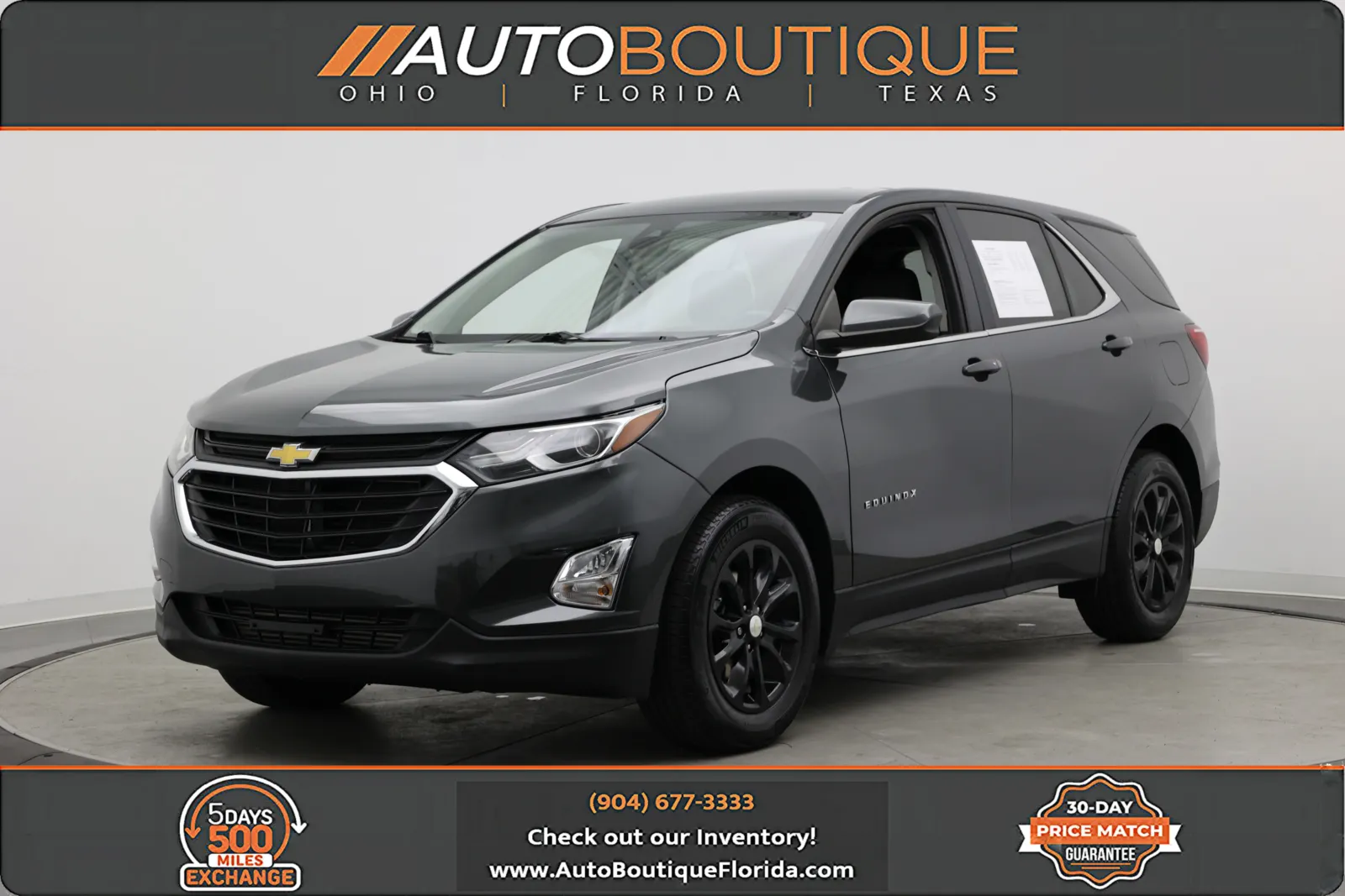 Gray 2020 Chevrolet Equinox LT for sale in Jacksonville, FL