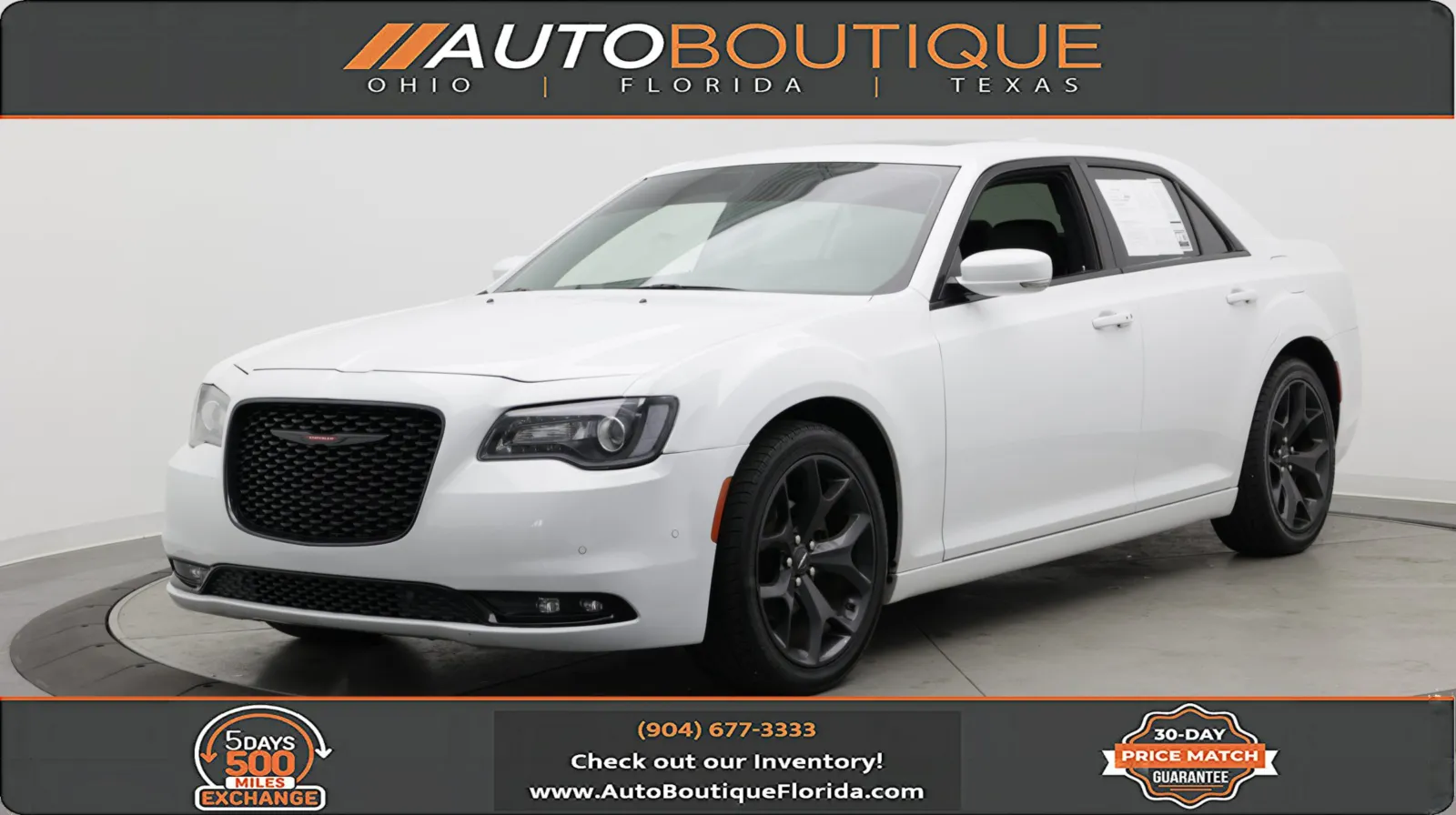 White 2022 Chrysler 300 S for sale in Jacksonville, FL