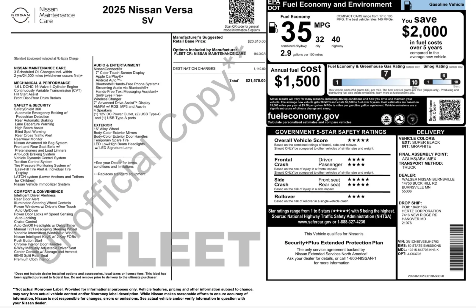 Nissan Versa photo 5