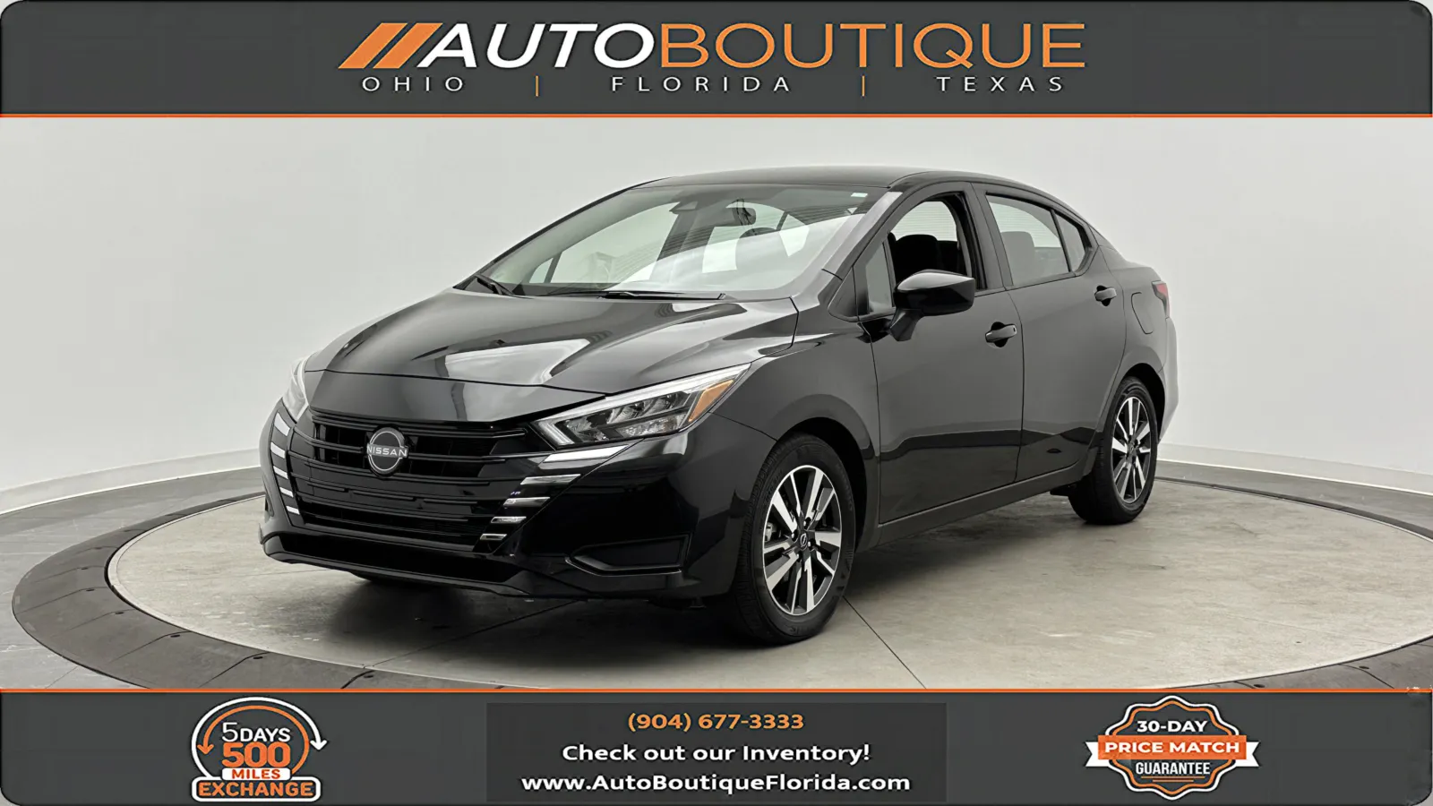 Black 2025 Nissan Versa SV for sale in Jacksonville, FL