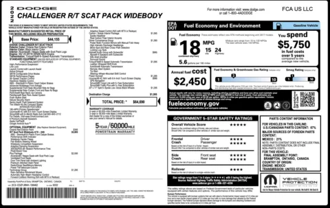 More photos of 2022 Dodge Challenger R/T Scat Pack Widebody at Auto Boutique Florida, FL