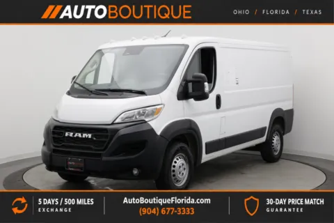 White 2025 Ram ProMaster Cargo Van Tradesman for sale in Jacksonville, FL