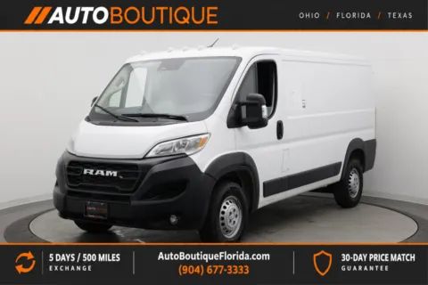White 2025 Ram ProMaster Cargo Van Tradesman for sale in Jacksonville, FL