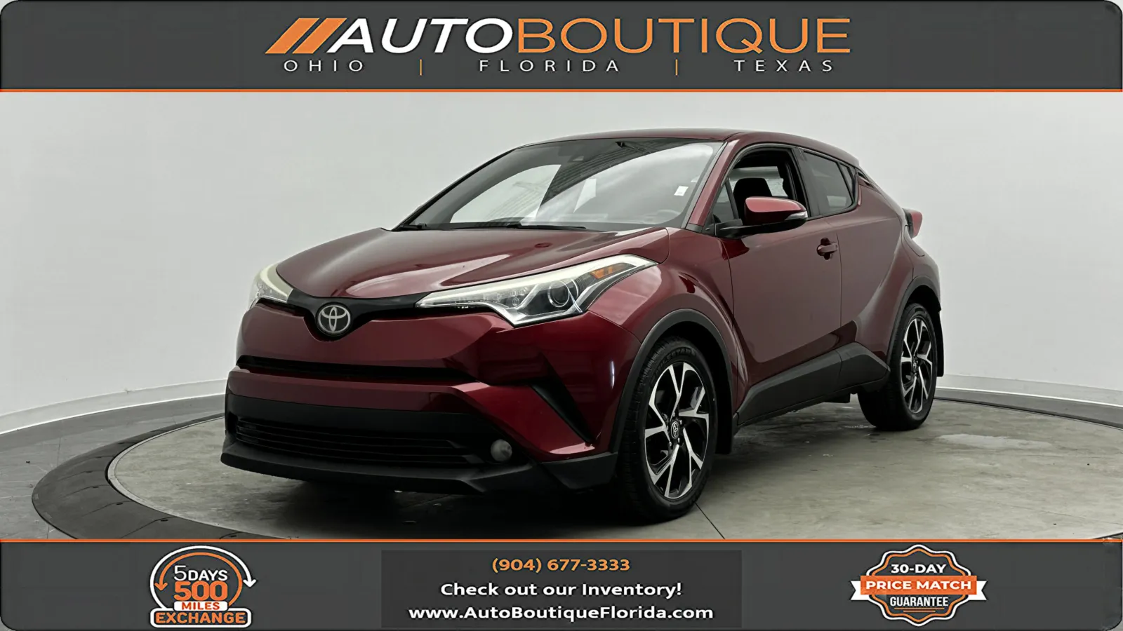 Red 2018 Toyota C-HR XLE for sale in Jacksonville, FL