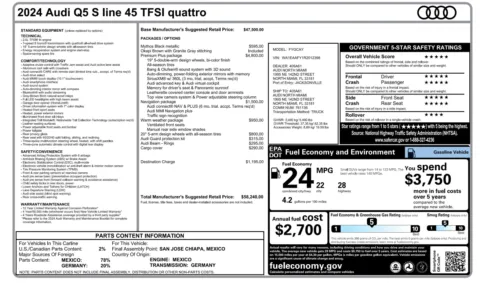 Photos of 2024 Audi Q5 S line Premium Plus for sale in Jacksonville, FL at Auto Boutique Florida