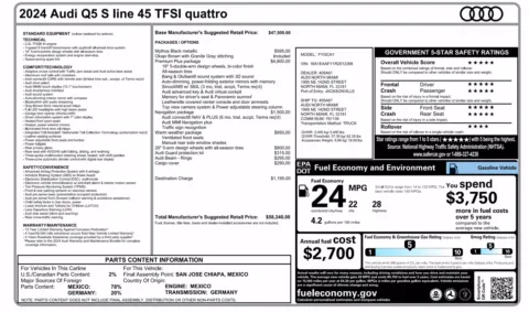 More photos of 2024 Audi Q5 S line Premium Plus at Auto Boutique Florida, FL