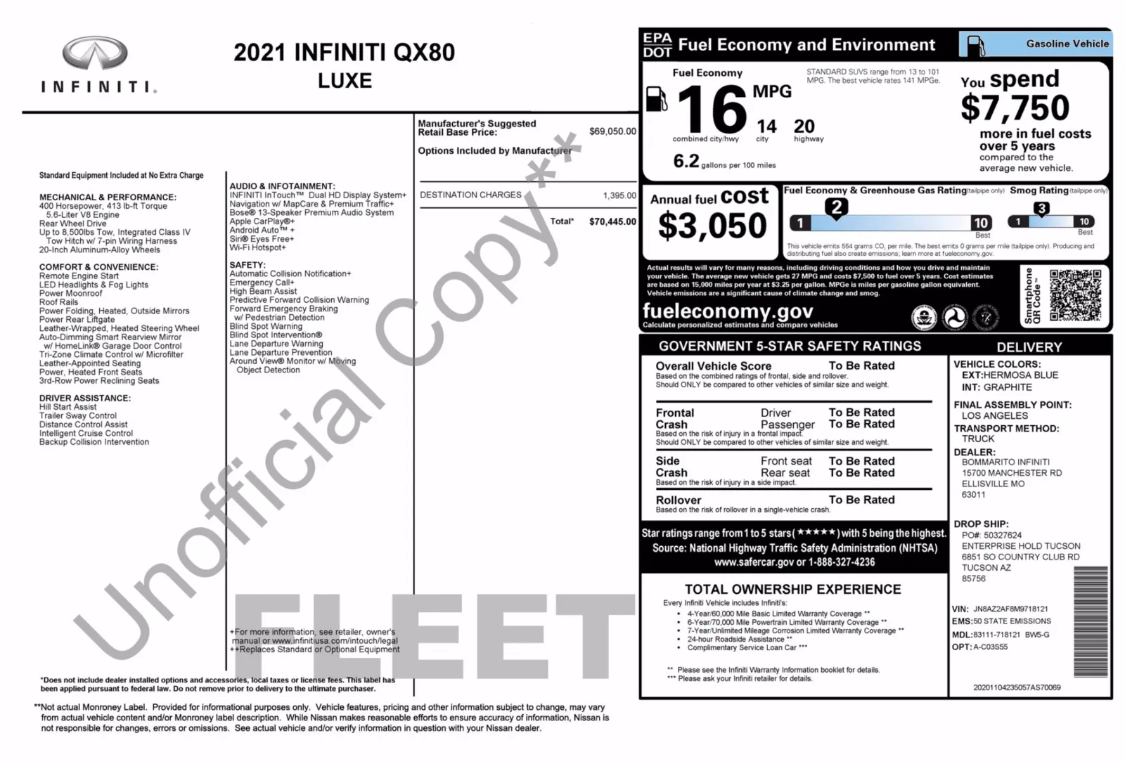 Infiniti QX80 photo 4