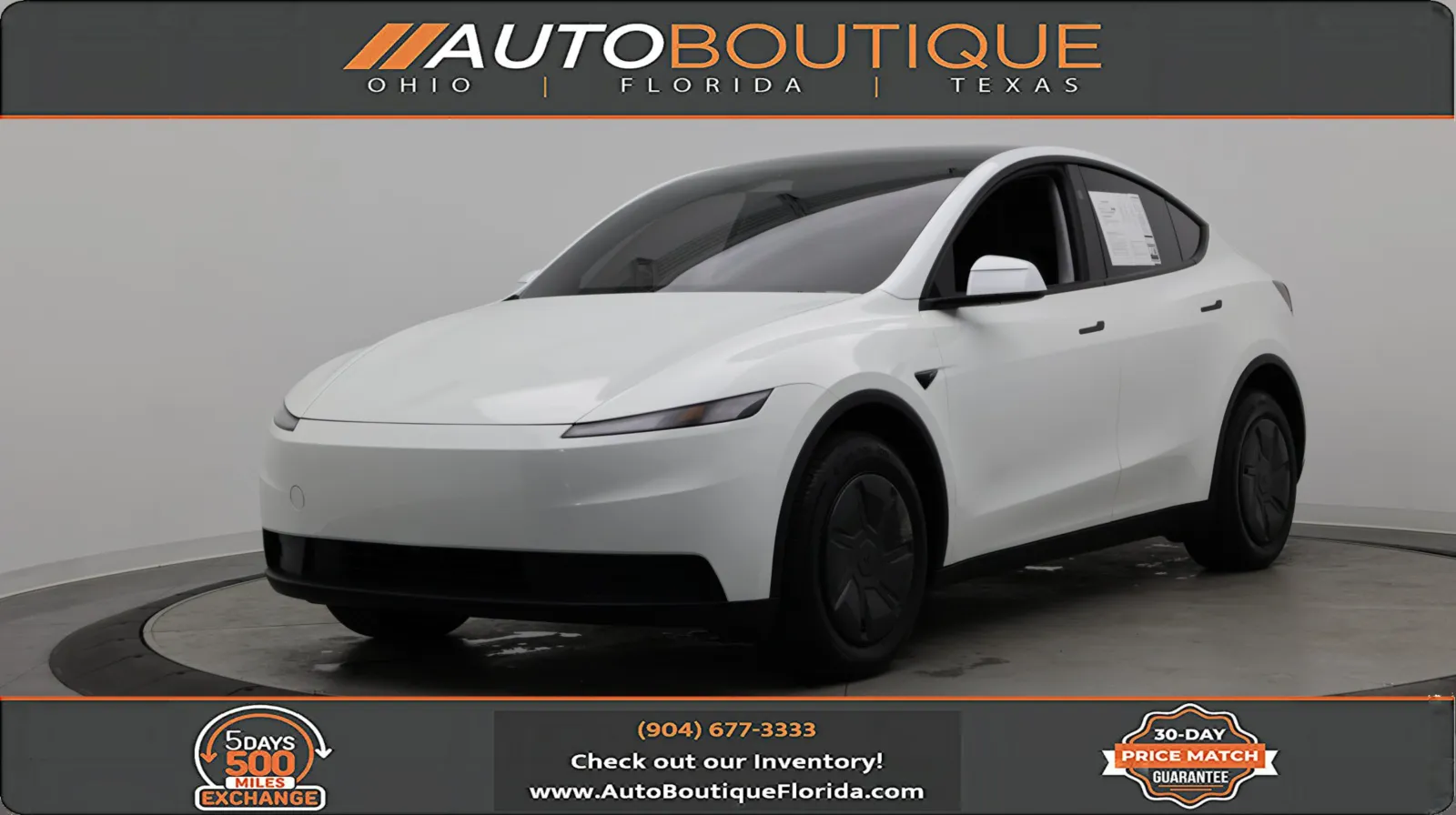 White 2026 Tesla Model Y for sale in Jacksonville, FL