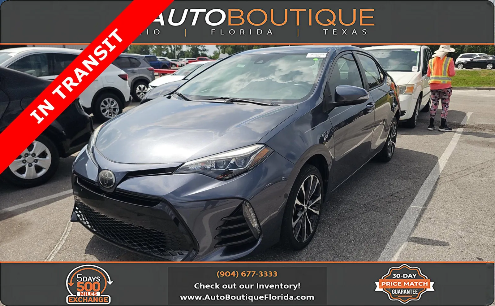 Gray 2019 Toyota Corolla SE for sale in Jacksonville, FL