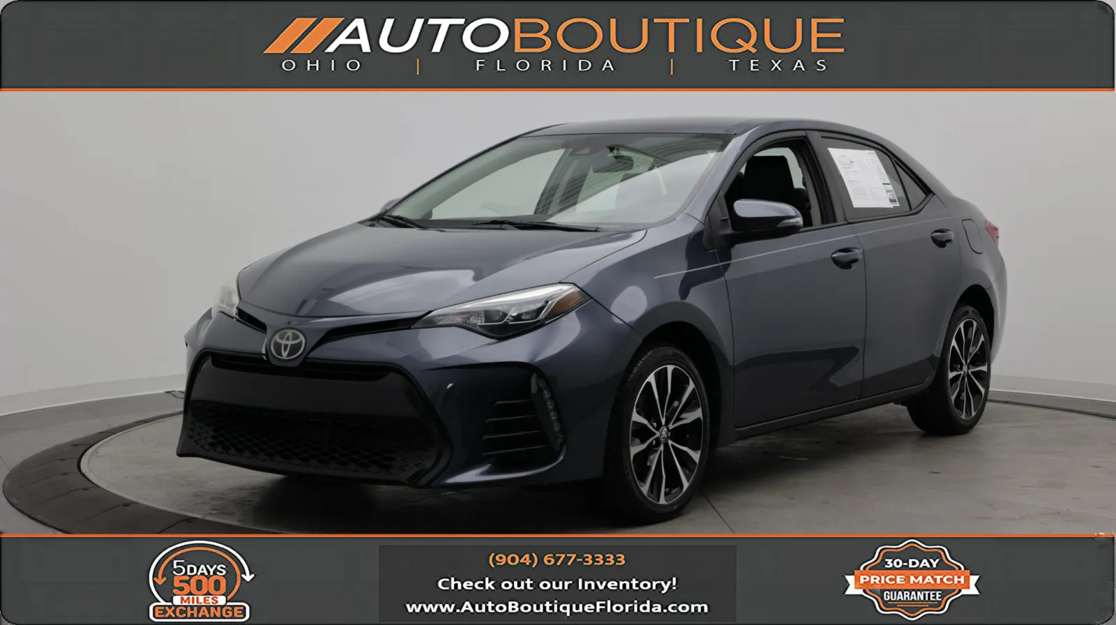 Gray 2019 Toyota Corolla SE for sale in Jacksonville, FL