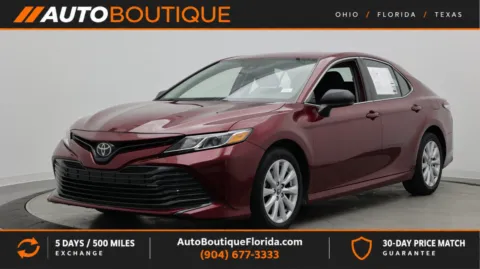 Red 2020 Toyota Camry LE for sale in Jacksonville, FL