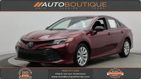 Red 2020 Toyota Camry LE for sale in Jacksonville, FL