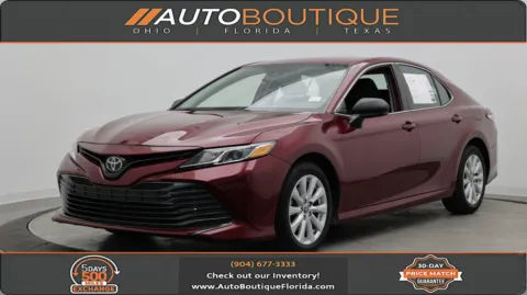 Red 2020 Toyota Camry LE for sale in Jacksonville, FL