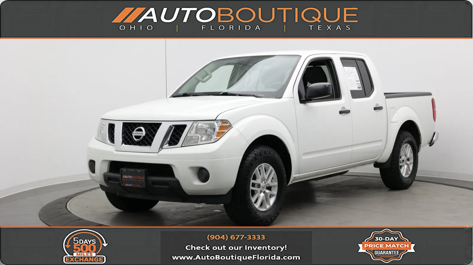 White 2019 Nissan Frontier SV for sale in Jacksonville, FL