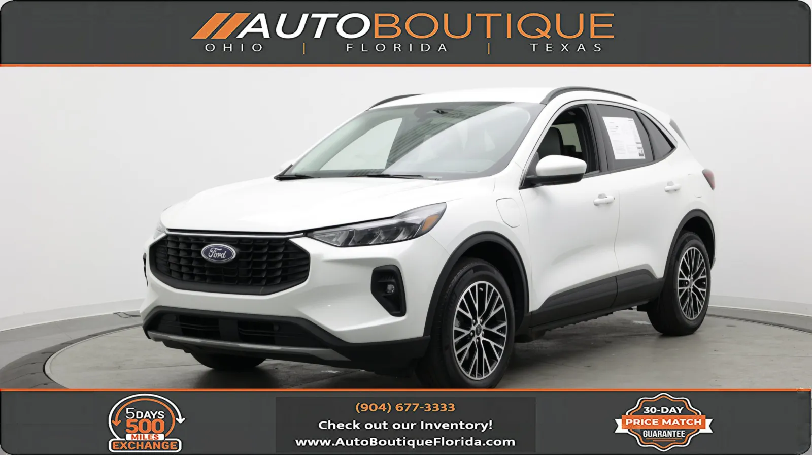 White 2024 Ford Escape PHEV for sale in Jacksonville, FL