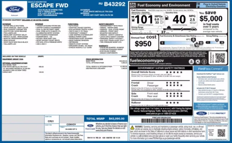 More photos of 2024 Ford Escape PHEV at Auto Boutique Florida, FL