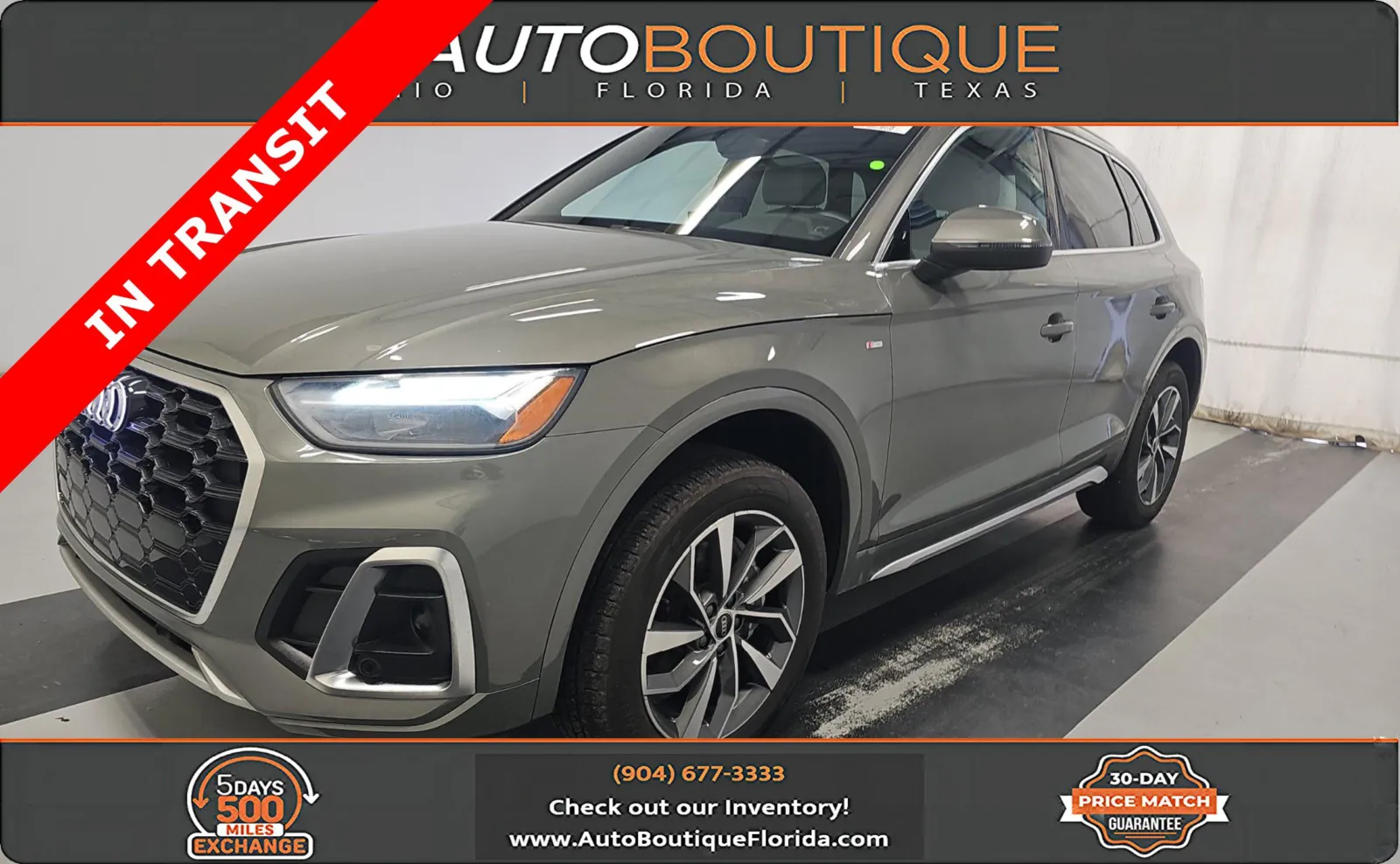 Gray 2023 Audi Q5 S line Premium for sale in Jacksonville, FL