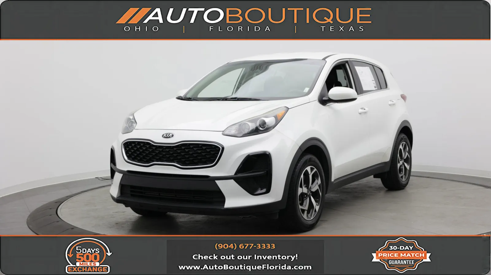 White 2021 Kia Sportage LX for sale in Jacksonville, FL