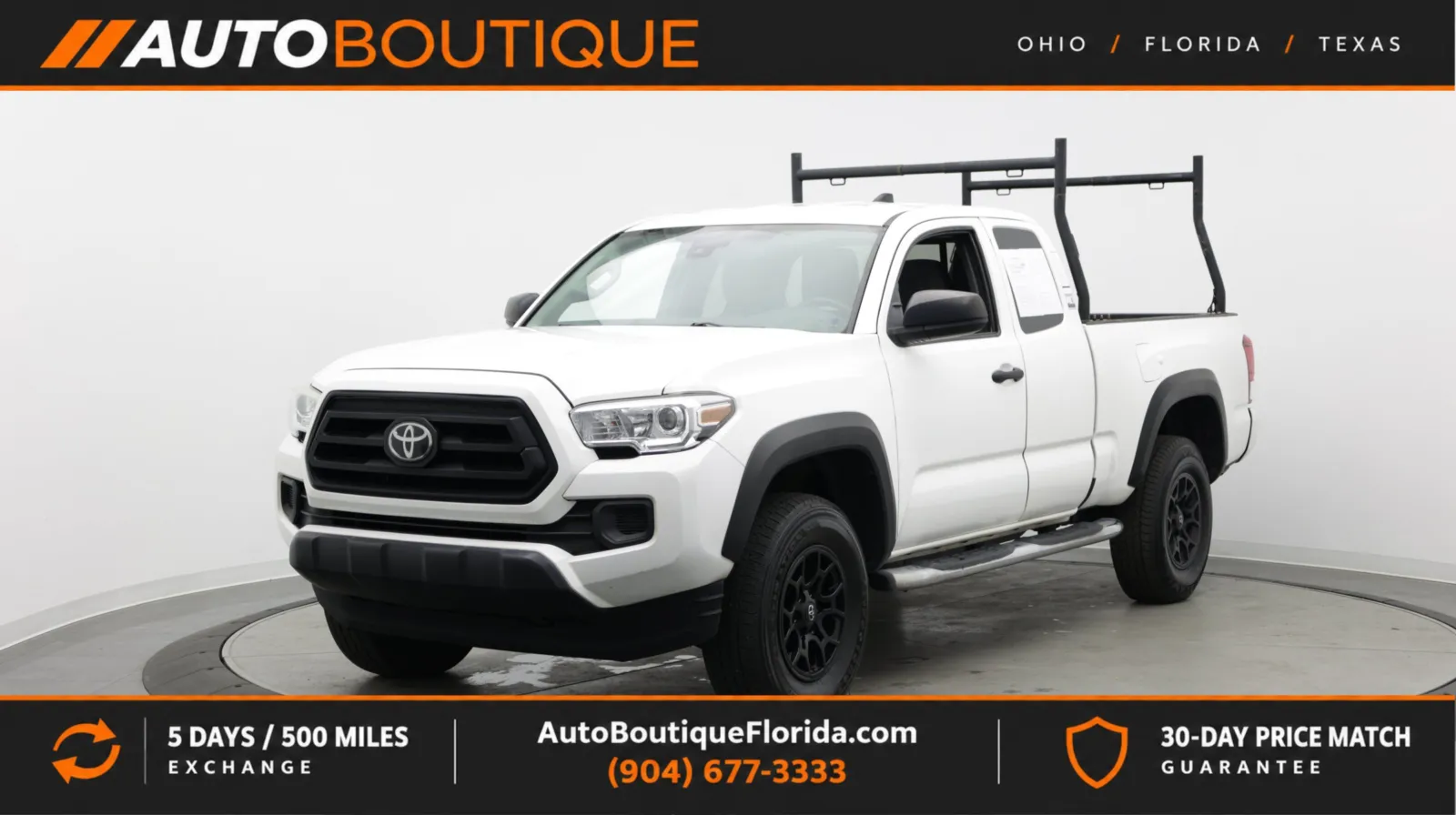 White 2022 Toyota Tacoma SR for sale in Jacksonville, FL