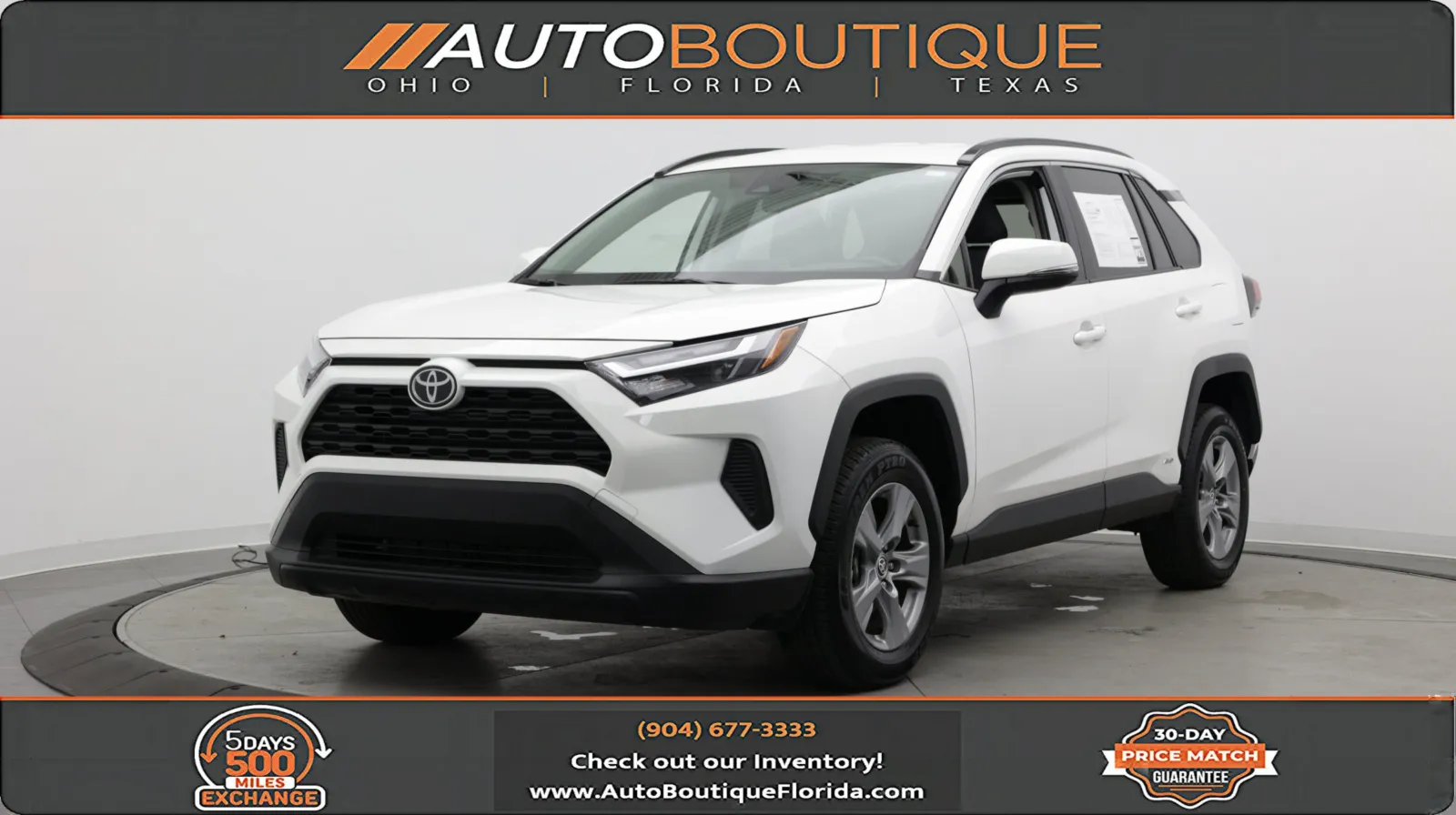White 2025 Toyota RAV4 Hybrid XLE for sale in Jacksonville, FL