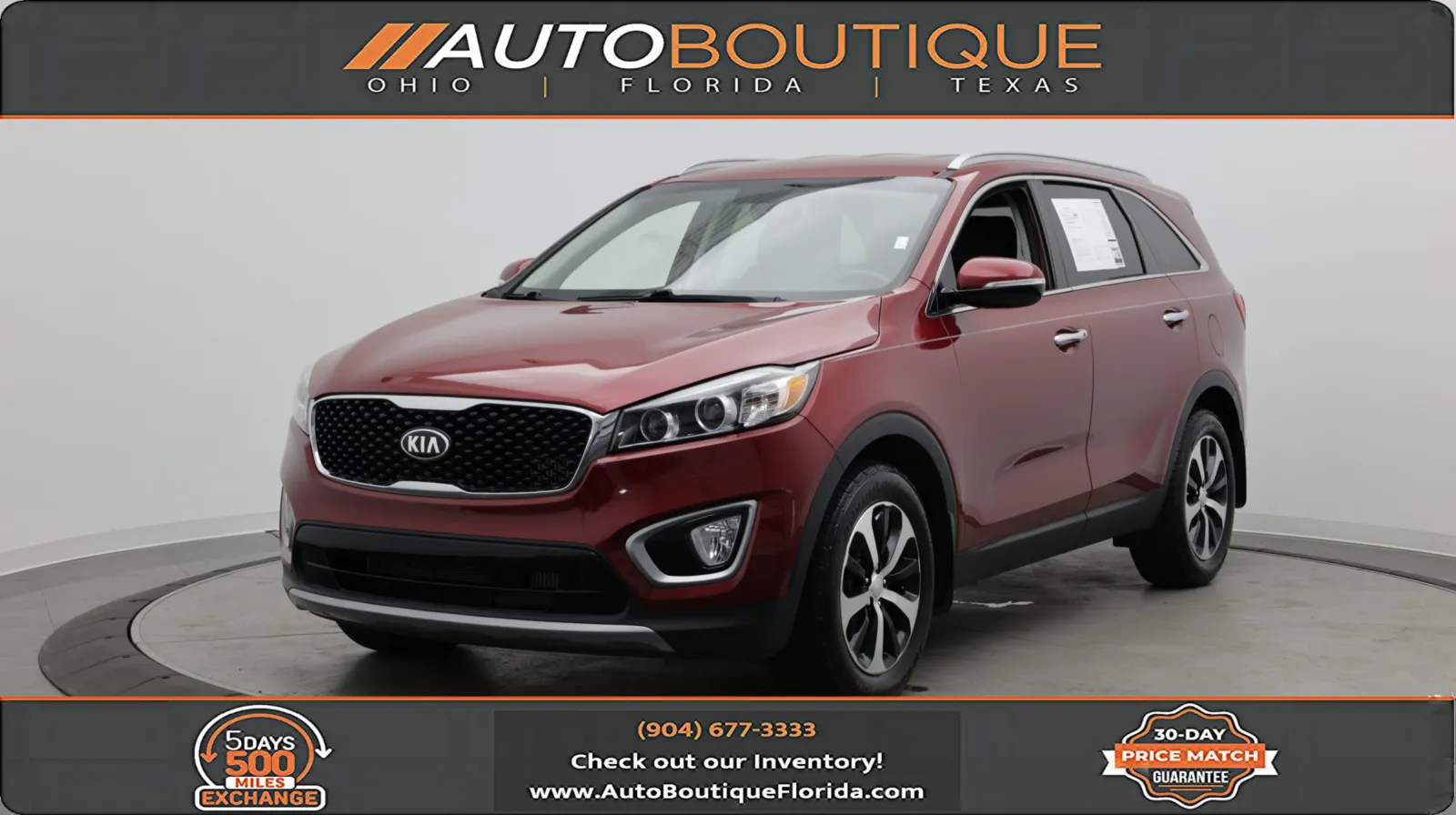2017 Kia Sorento EX for sale in Jacksonville, FL