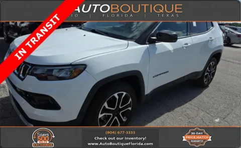 White 2024 Jeep Compass Limited for sale in Jacksonville, FL