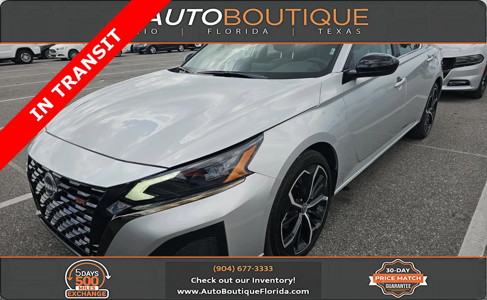 Silver 2025 Nissan Altima SR for sale in Jacksonville, FL
