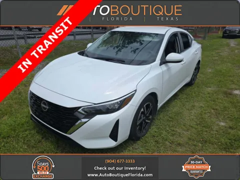 White 2024 Nissan Sentra SV for sale in Jacksonville, FL