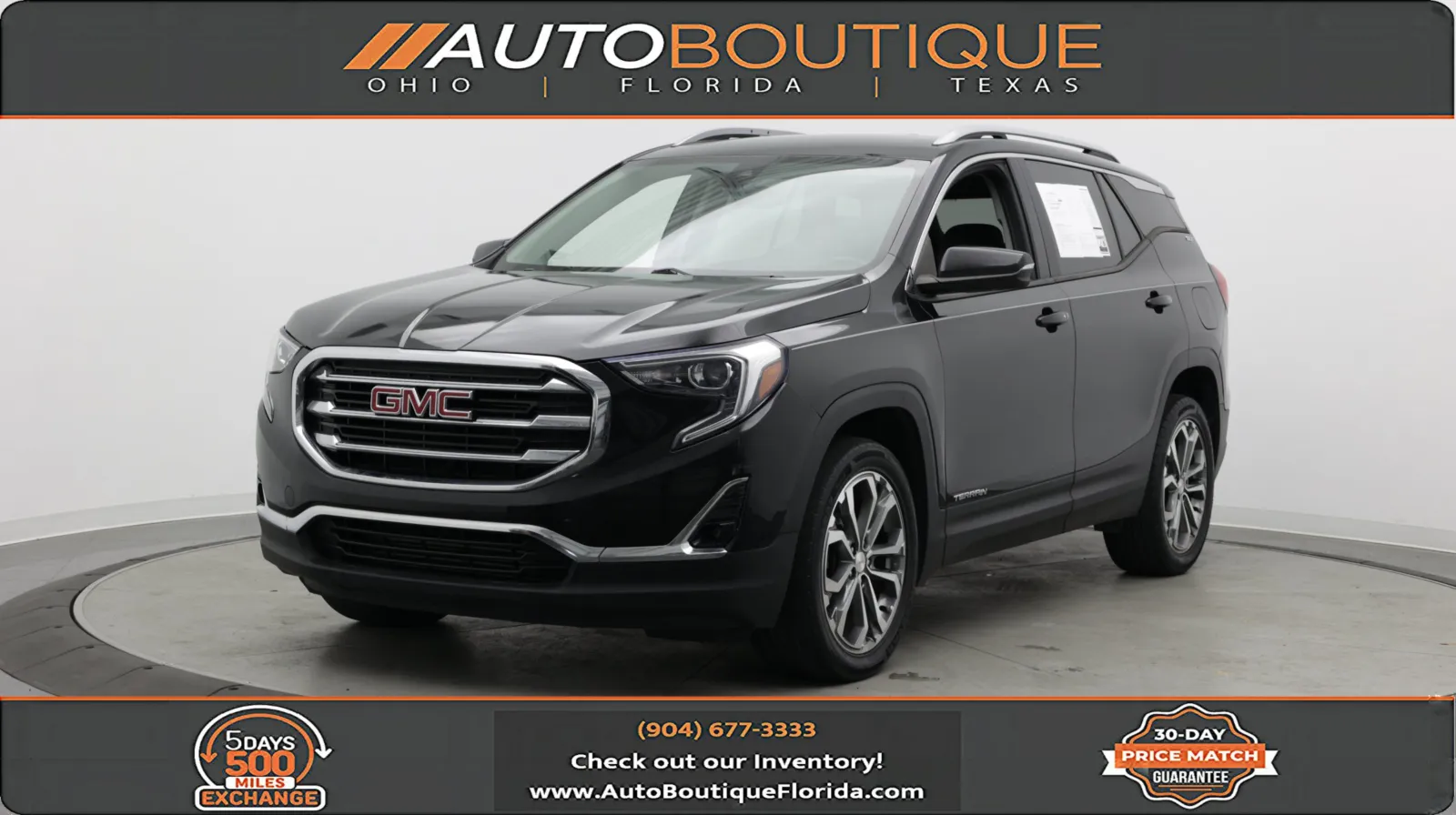 Black 2021 GMC Terrain SLT for sale in Jacksonville, FL