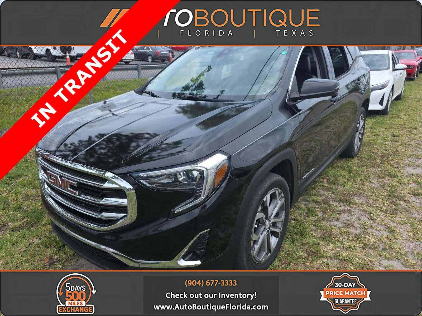 Black 2021 GMC Terrain SLT for sale in Jacksonville, FL