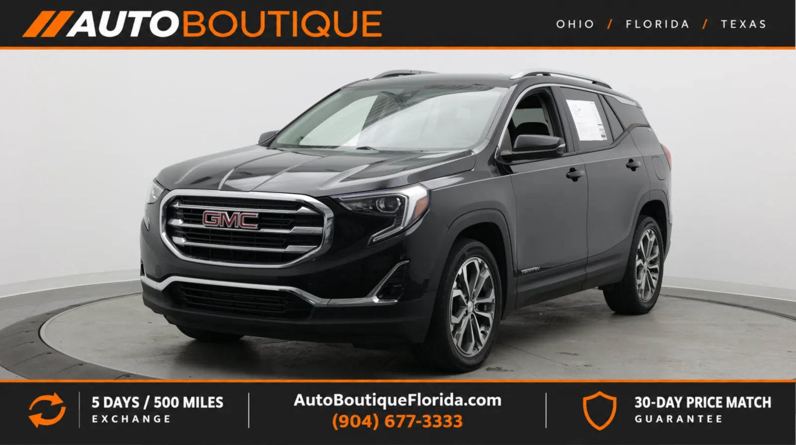 Black 2021 GMC Terrain SLT for sale in Jacksonville, FL
