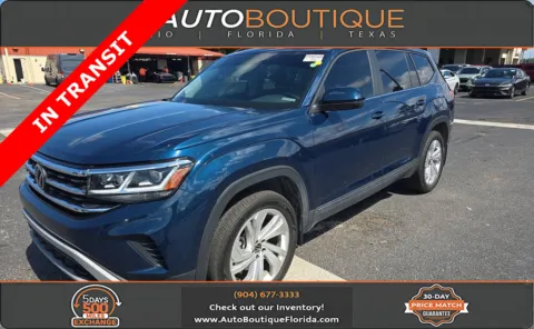 Blue 2023 Volkswagen Atlas 2.0T SE w/Technology for sale in Jacksonville, FL