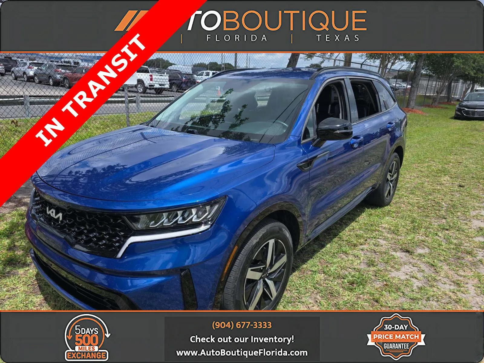 Blue 2022 Kia Sorento S for sale in Jacksonville, FL