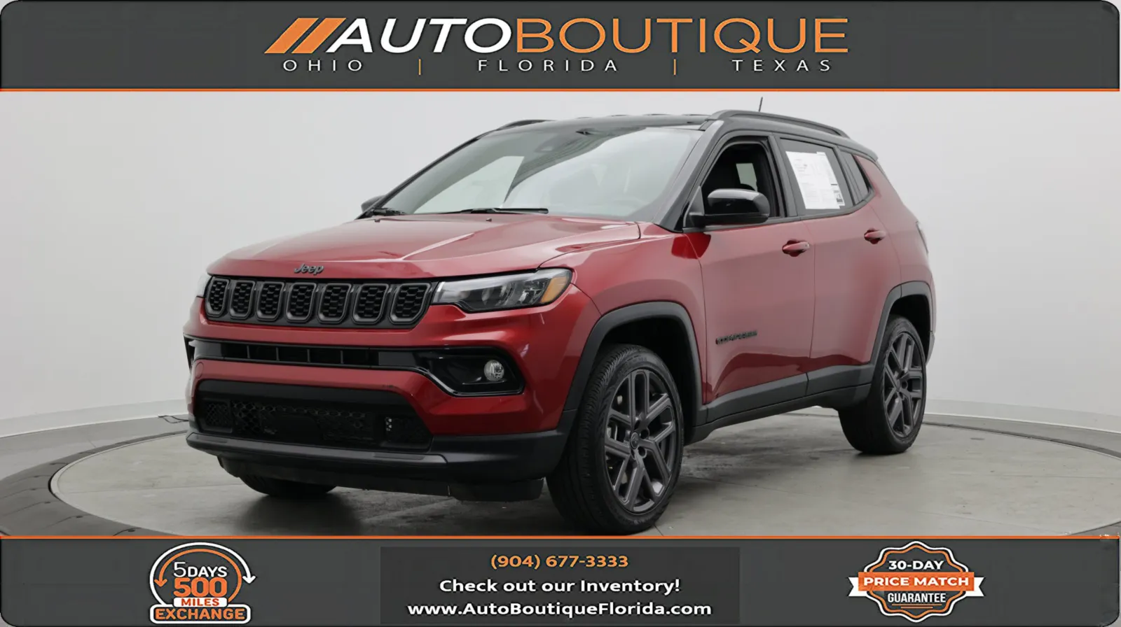 Red 2026 Jeep Compass Limited Altitude for sale in Jacksonville, FL