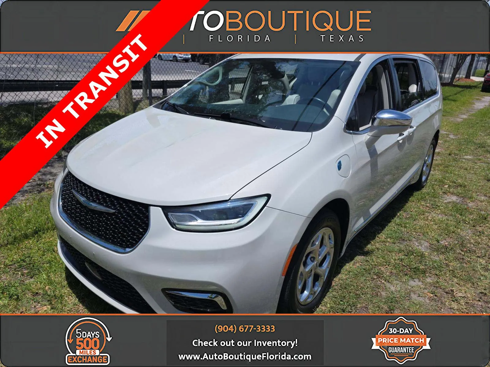 White 2021 Chrysler Pacifica Hybrid Limited for sale in Jacksonville, FL