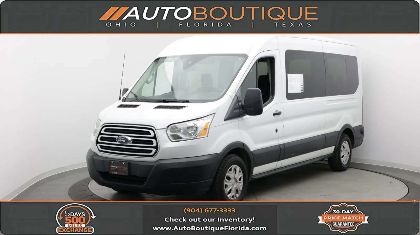 White 2019 Ford Transit Passenger Wagon XLT for sale in Jacksonville, FL