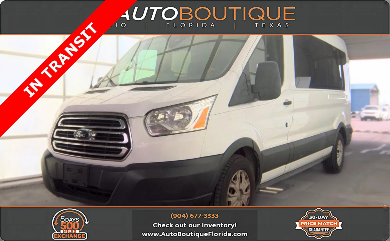 White 2019 Ford Transit Passenger Wagon XLT for sale in Jacksonville, FL