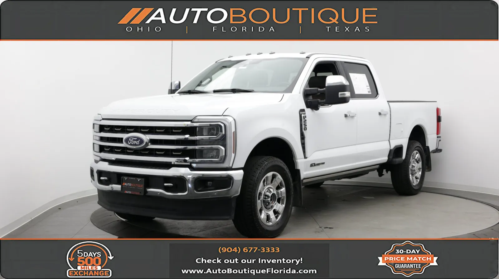 White 2024 Ford Super Duty F-250 SRW King Ranch for sale in Jacksonville, FL