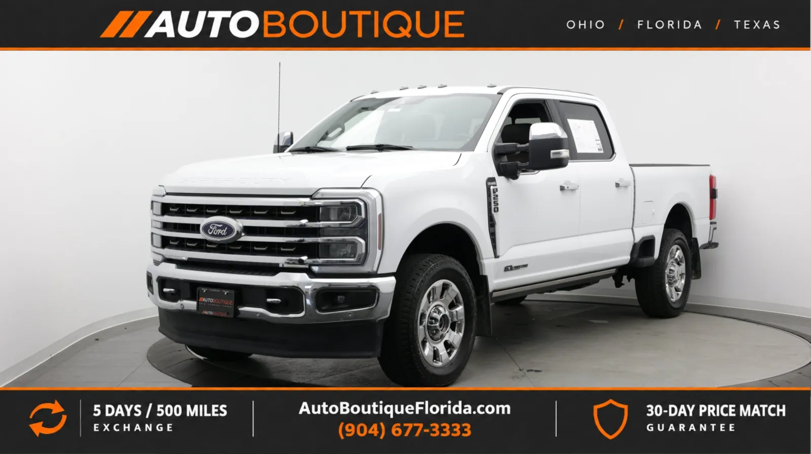 White 2024 Ford Super Duty F-250 SRW King Ranch for sale in Jacksonville, FL