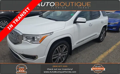 White 2019 GMC Acadia Denali for sale in Jacksonville, FL