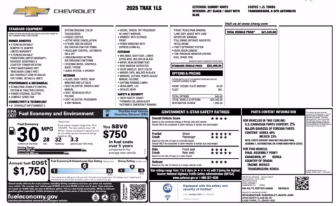 More photos of 2025 Chevrolet Trax LS at Auto Boutique Florida, FL