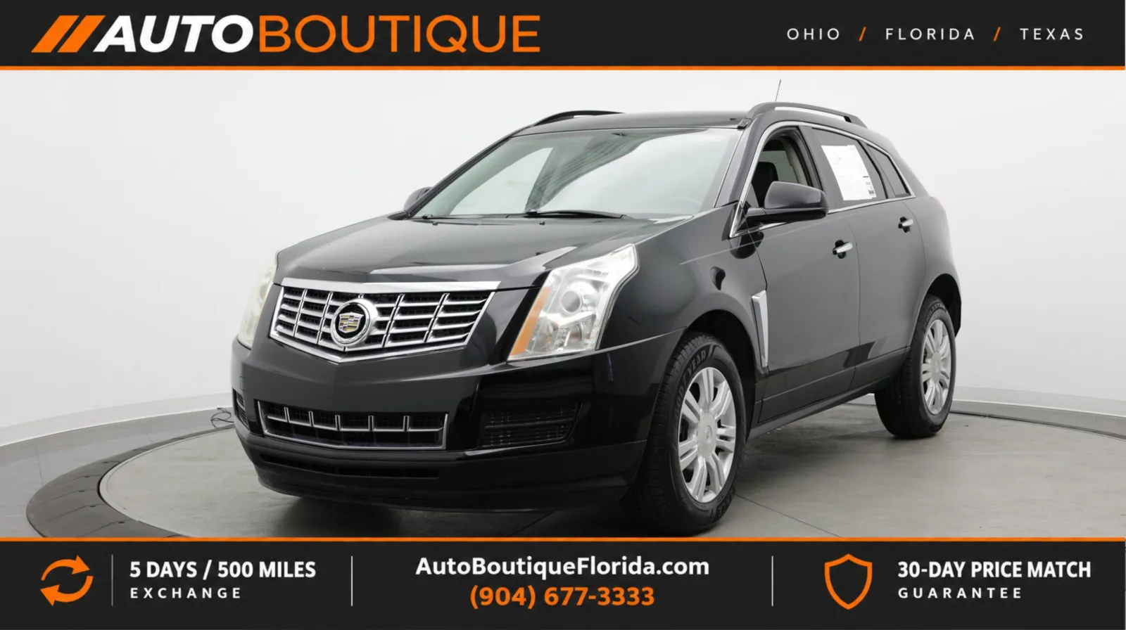 Black 2016 Cadillac SRX for sale in Jacksonville, FL