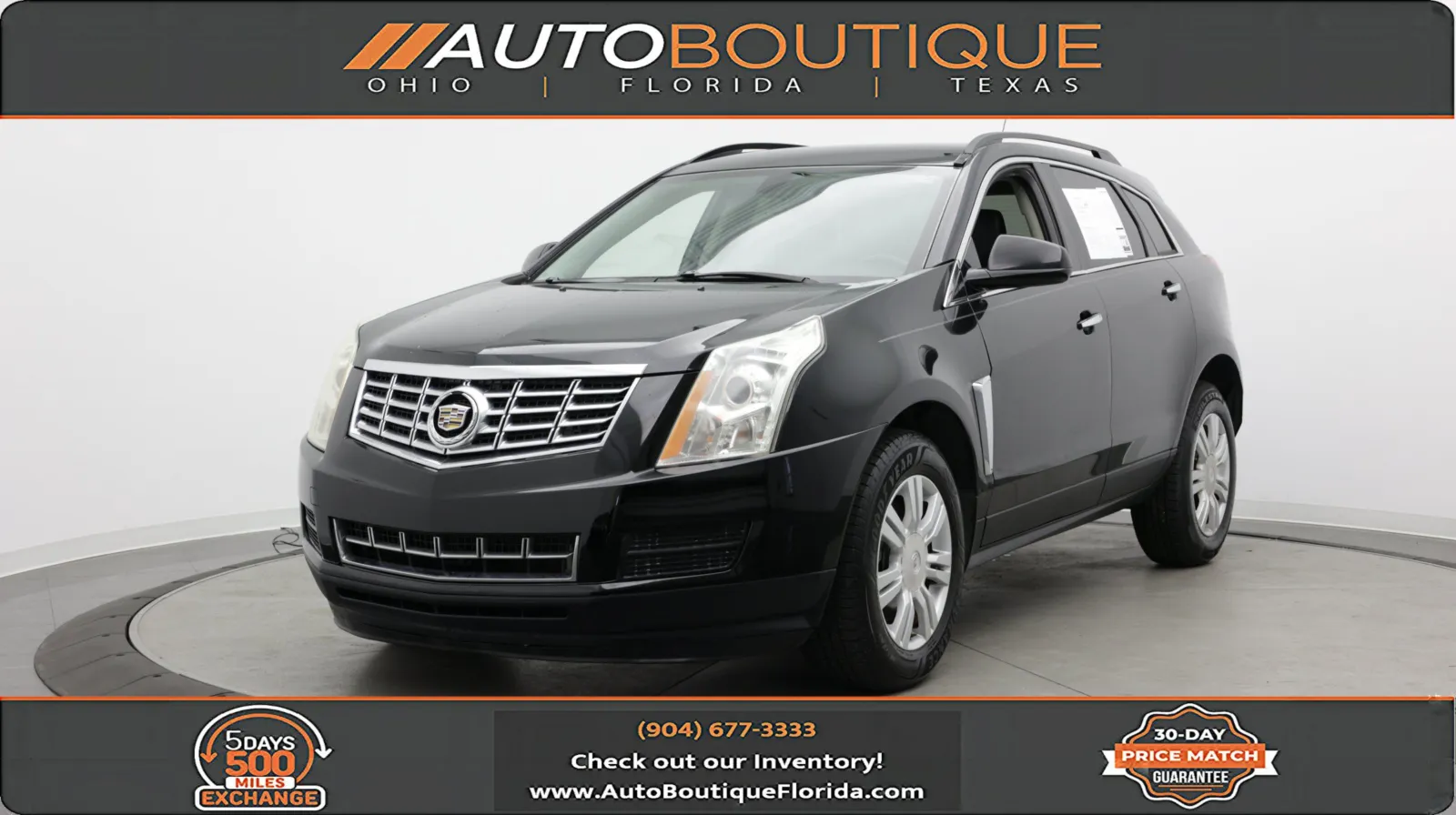 Black 2016 Cadillac SRX for sale in Jacksonville, FL