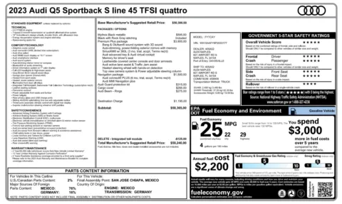 Photos of 2023 Audi Q5 Sportback S line Premium Plus for sale in Jacksonville, FL at Auto Boutique Florida