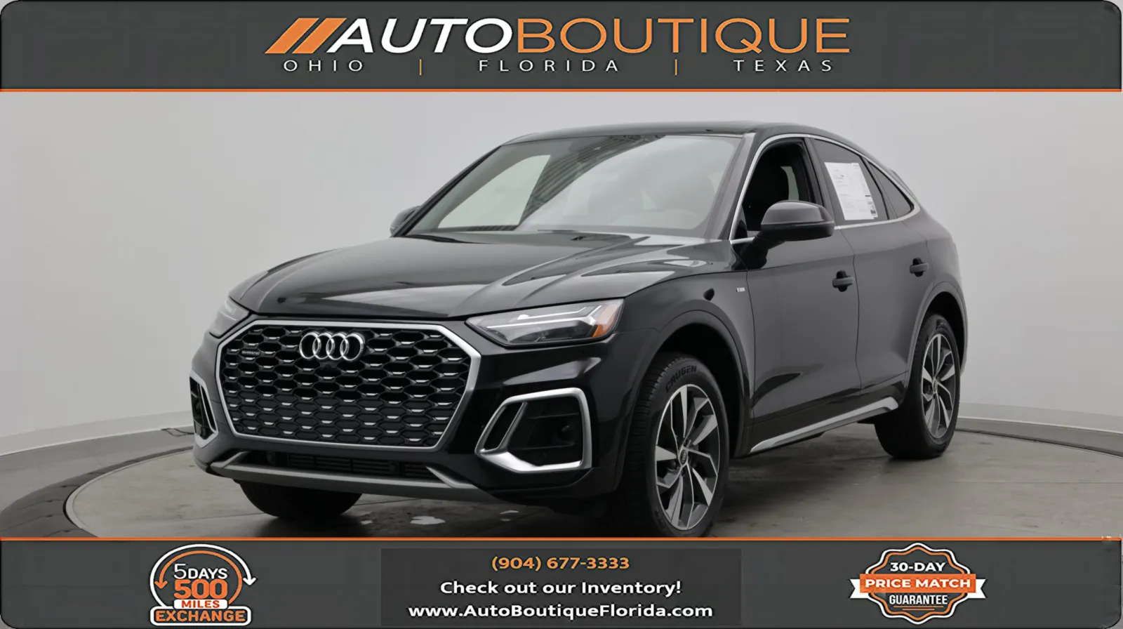 Black 2023 Audi Q5 Sportback S line Premium Plus for sale in Jacksonville, FL
