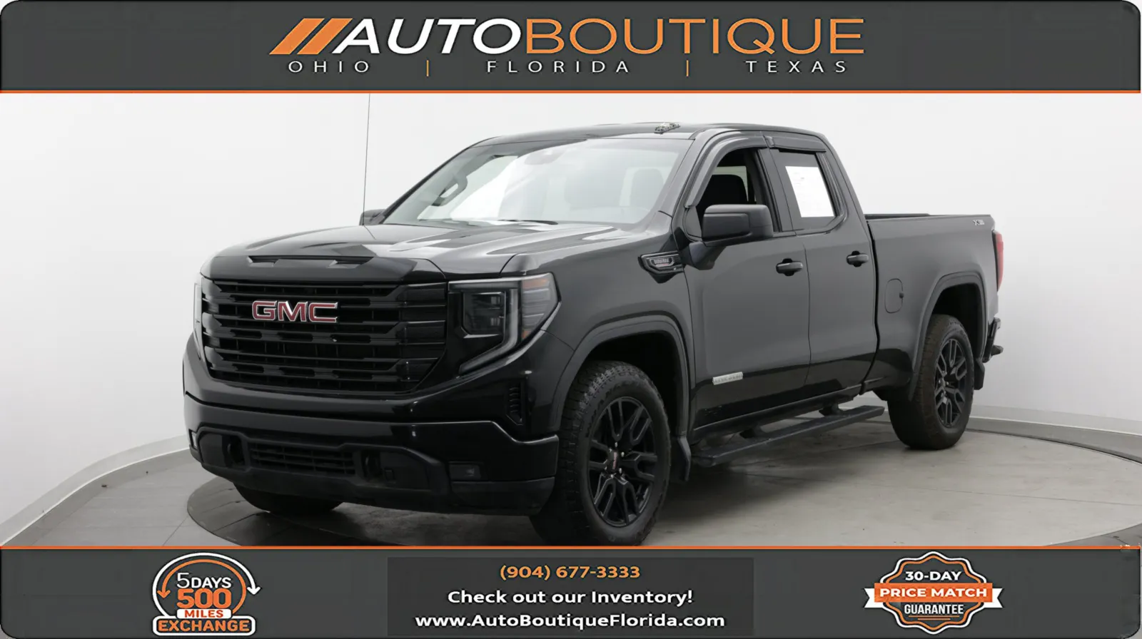 Black 2022 GMC Sierra 1500 Elevation for sale in Jacksonville, FL