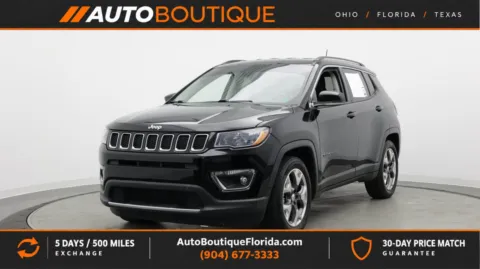 Black 2020 Jeep Compass Limited for sale in Jacksonville, FL