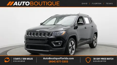 Black 2020 Jeep Compass Limited for sale in Jacksonville, FL