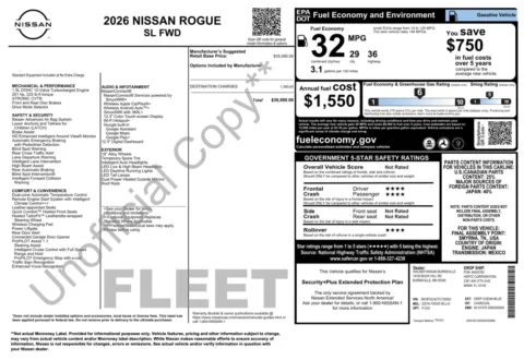 More photos of 2026 Nissan Rogue SL at Auto Boutique Florida, FL